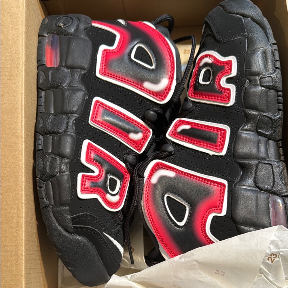 Nike Kids Black and Red Sneakers